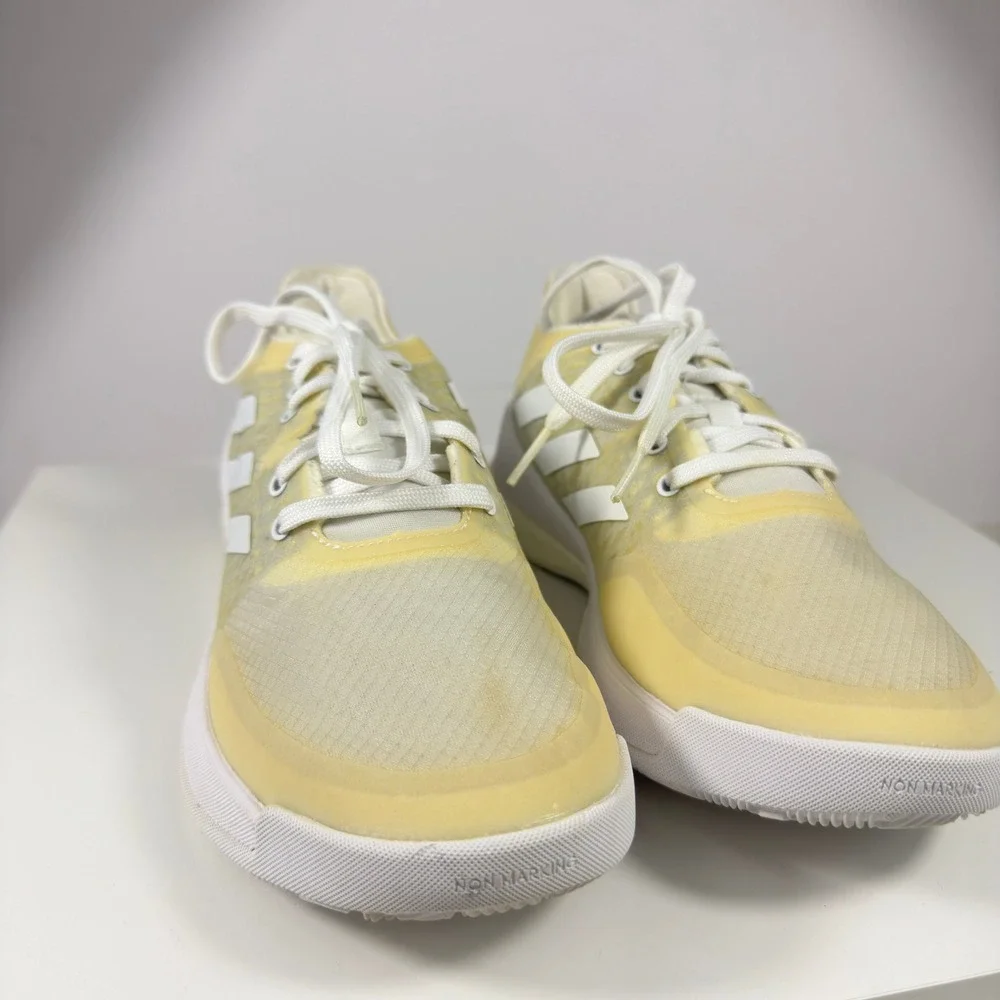 Adidas Crazyflight Volleyball Shoes Womens Size 5 Yellow White Boost EF2678